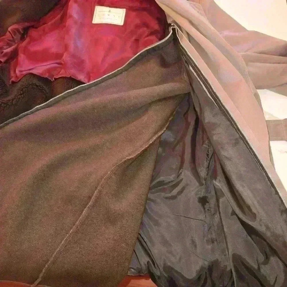 VTG London Fog Towne Double Breasted Winter Zip Out Lining Rain Taupe Size 42R - Picture 11 of 13